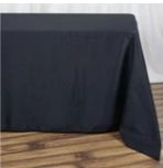  4Ft Rec Table Linen Black